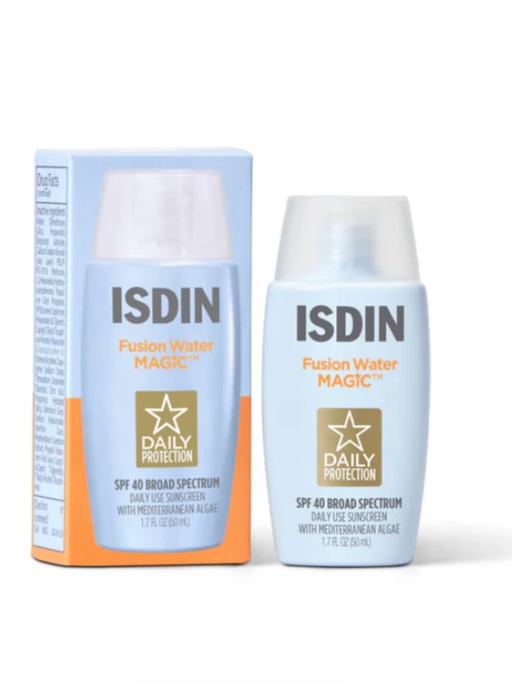 NWT ISDIN Fusion Water Magic SPF 40 50 ml